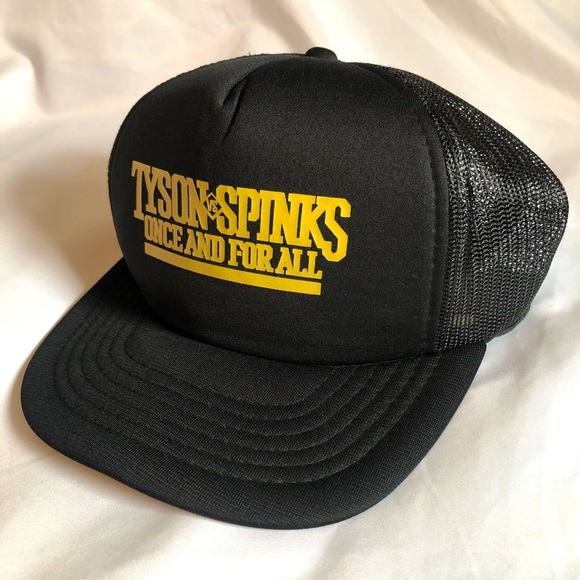 Vintage 1988 Mike Tyson Vs. Leon Spinks Trucker Hat | Snapback - Picture 2 of 5